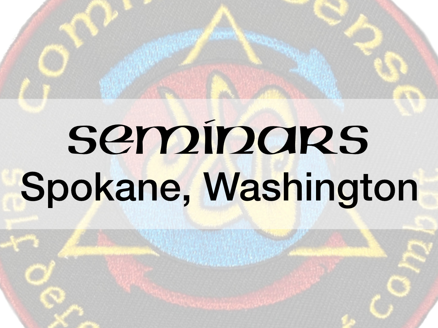 Seminars – Spokane